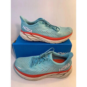 .301 W Clifton 8, Aquarelle Eggshell Blue, Womens Running Shoes-US 9.5 Womens